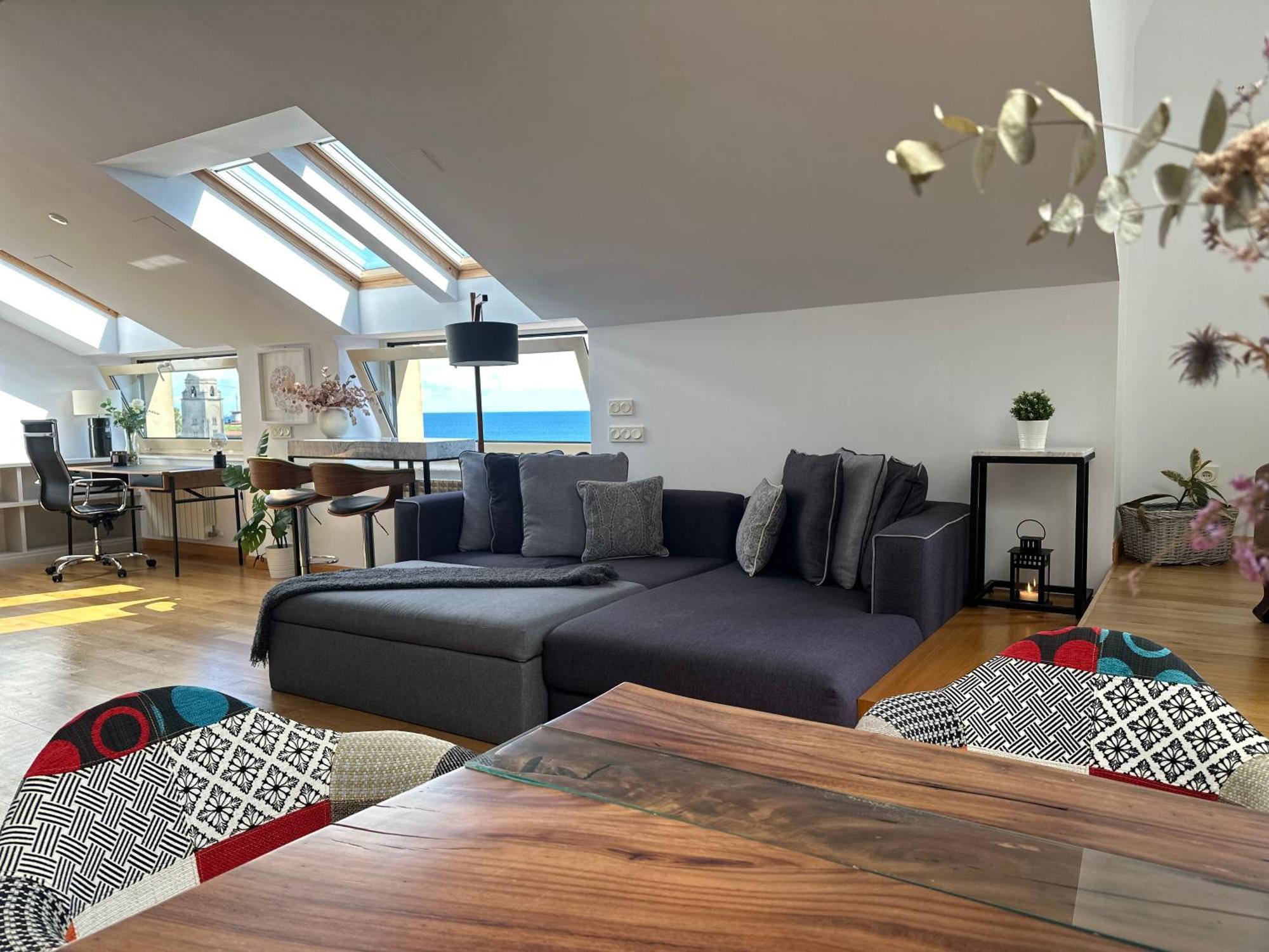 Bustos Home Apartamento Gijon Bagian luar foto